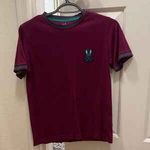 Psycho BunnyT-Shirt with Embroidered Logo